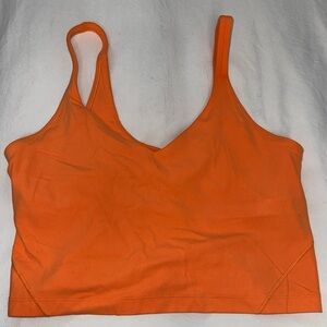 lululemon align tank - orange soda